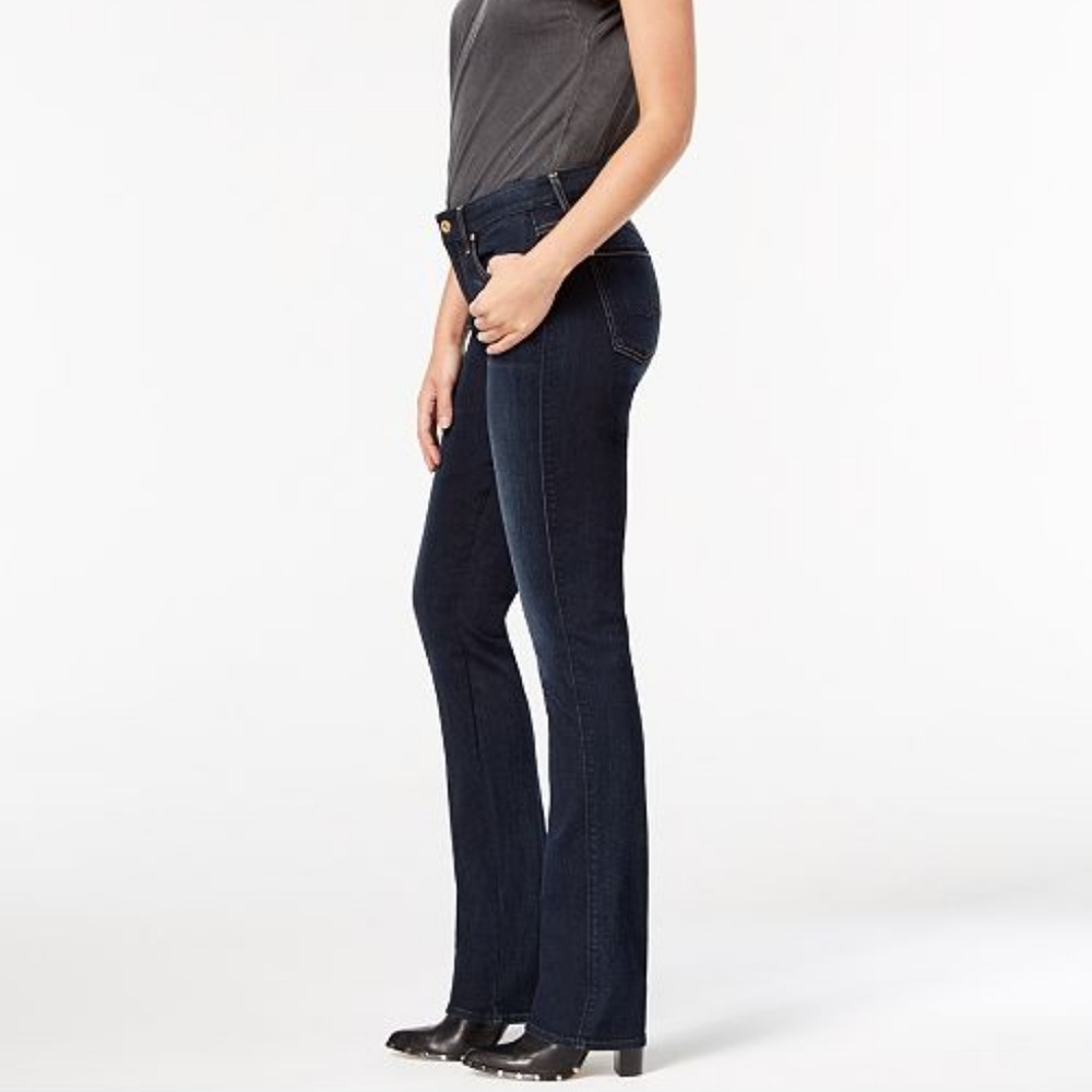 7 For All Mankind Kimmie Dark Wash Straight Leg Jeans‎ Minimalist Capsule Denim